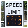 LED Variable Speed Limit Signs can display any two digit speed limit.