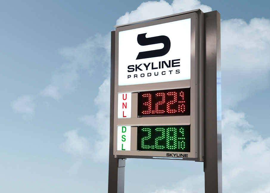 Skyline Products Expands LED Product Line, Launches 6-inch Fuel Price Digits