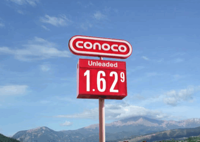 Conoco - Fuel Price - Scroll Sign