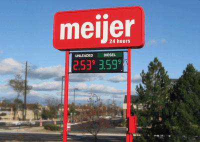 Meijer- Fuel Price - LED Sign