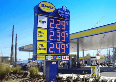Spinx - Fuel Price - LED Sign
