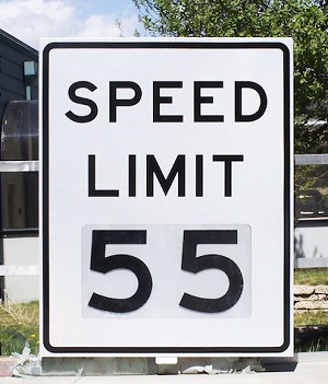 Skyline Products variable speed limit signs