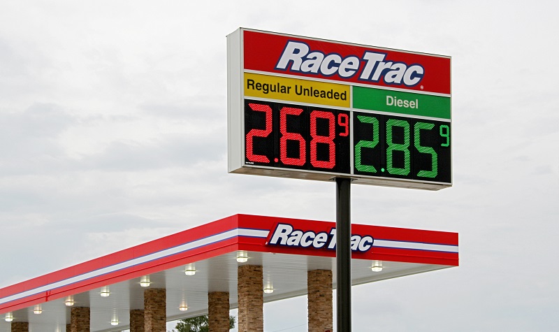 RaceTrac LED Gas Price Sign